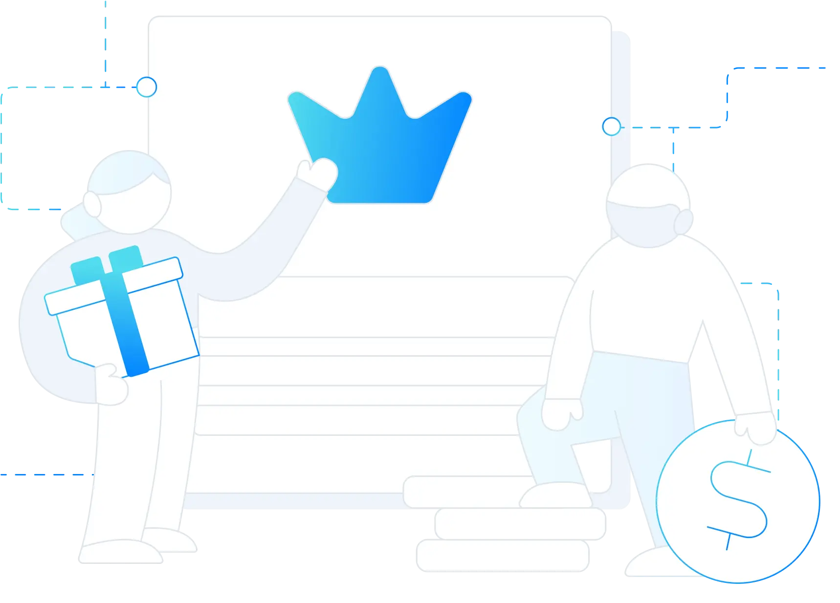 Illustration of the affiliate program